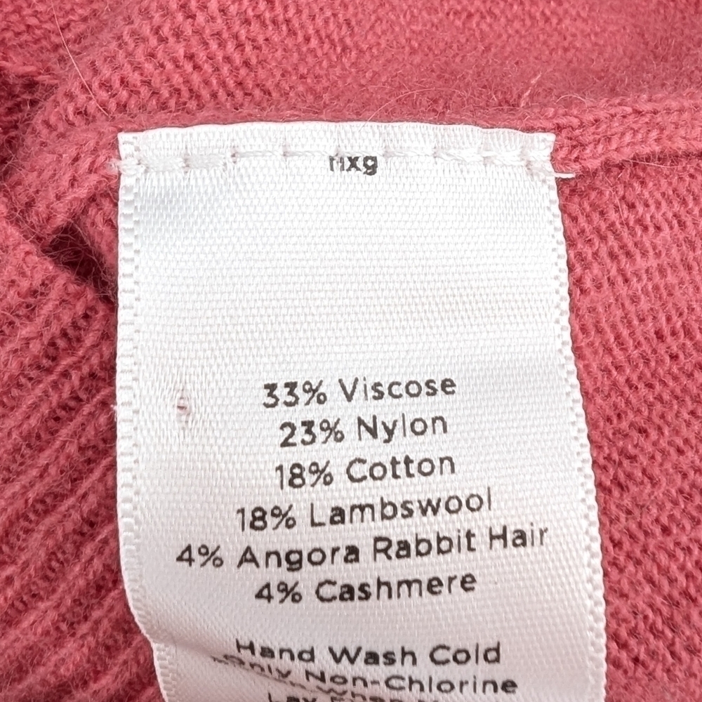 Talbots Cardigan Sweater Lambswool Angora Cashmere Blend Small Petite - Picture 5 of 5